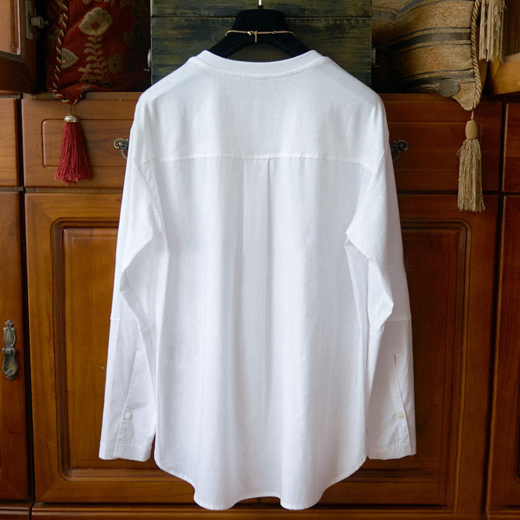 Women's Casual Long Sleeve Shirt with Elegant Cut Mune Fashion