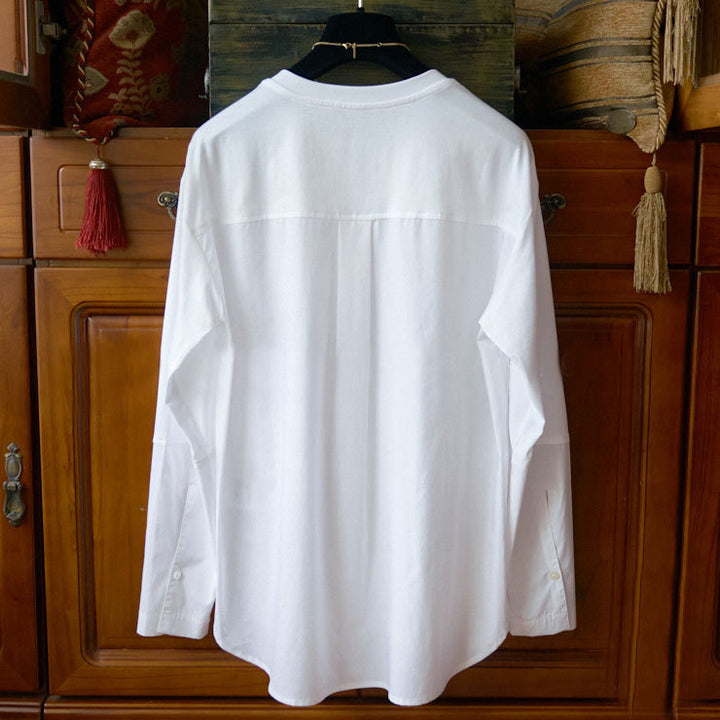 Women's Casual Long Sleeve Shirt with Elegant Cut Mune Fashion