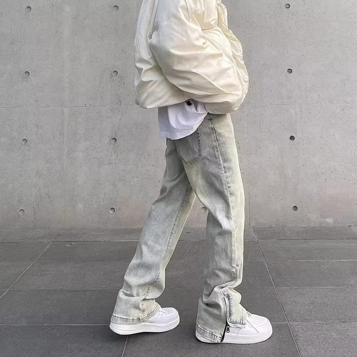 Men's Casual Loose-Fitting Jeans Mune Fashion