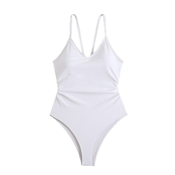 Women's One-Piece Swimsuit with Adjustable Straps and Figure-Flattering Design Mune Fashion