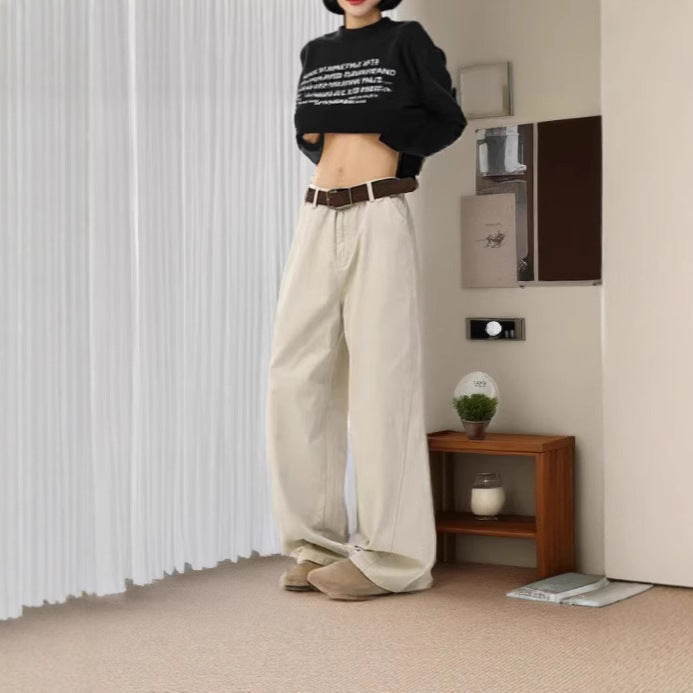 Ladies Wide-Cut Chino Pants Mune Fashion 1787982037