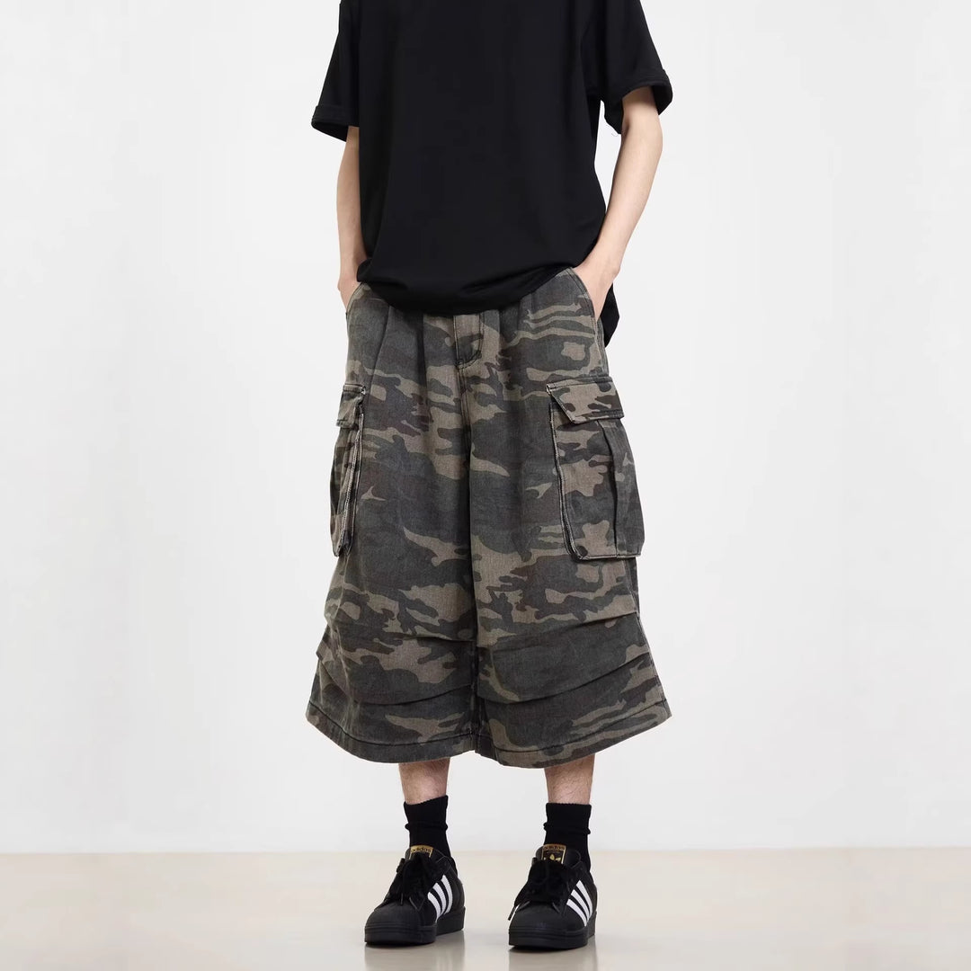 Men's Fashion Cargo Shorts with Loose Fit Mune Fashion