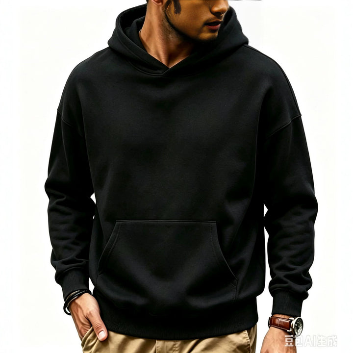 Unisex Oversize Hoodie with Kangaroo Pocket, Raglan Sleeves and Ribbed Cuffs Mune Fashion