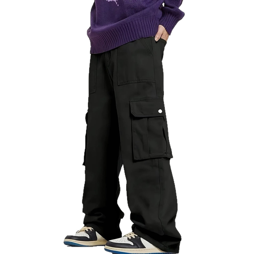 Men's Comfortable Cargo Pants with Five Pockets Mune Fashion