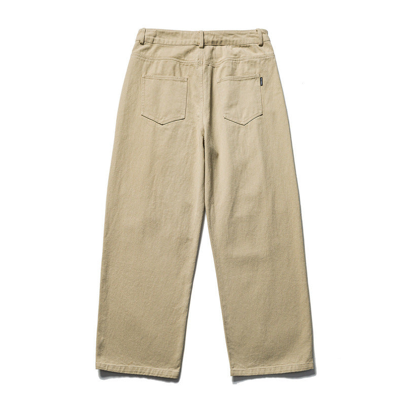 Men's wide pleated trousers in relaxed fit made of cotton twill Mune Fashion