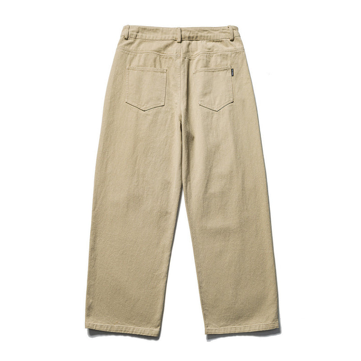 Men's wide pleated trousers in relaxed fit made of cotton twill Mune Fashion
