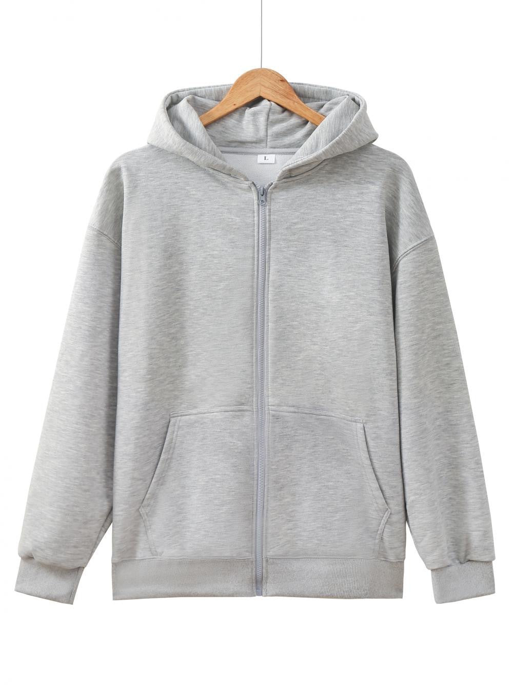 Unisex nan lightweight zip hoodie with brushed inner French terry, flat seams and kangaroo pockets Mune Fashion