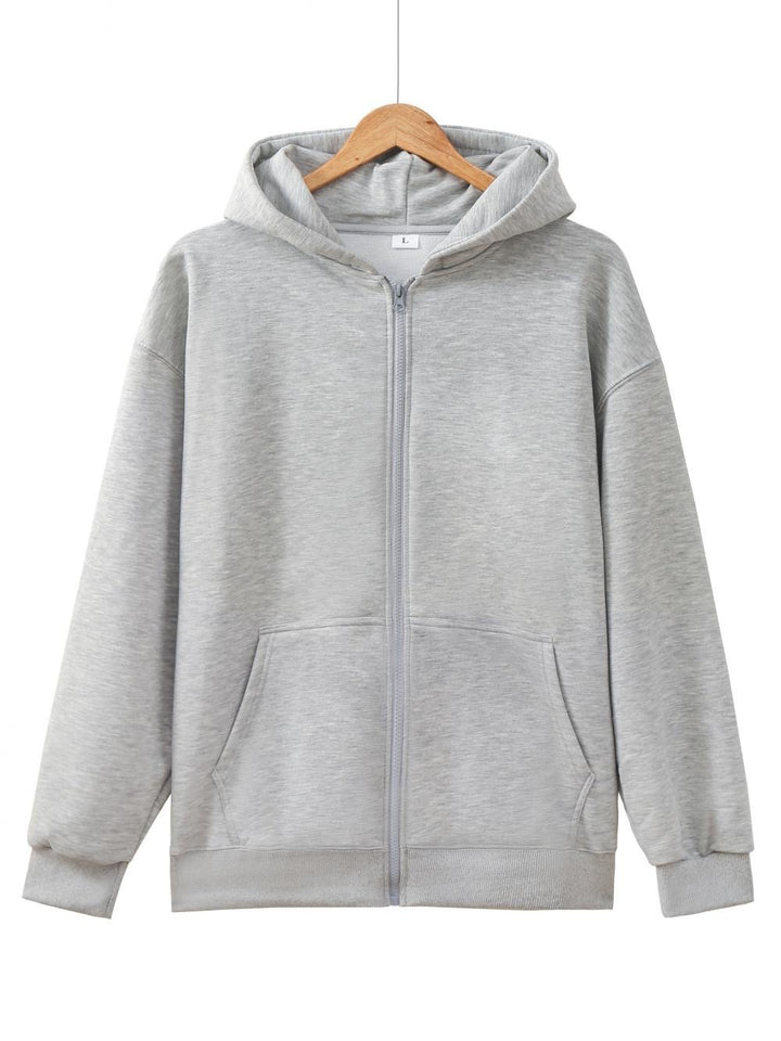 Unisex nan lightweight zip hoodie with brushed inner French terry, flat seams and kangaroo pockets Mune Fashion