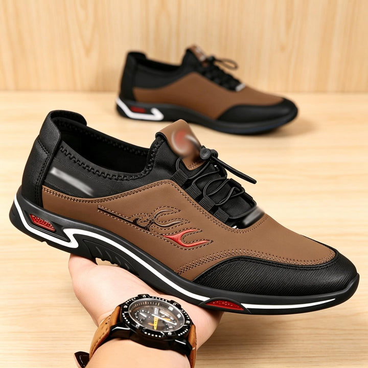 Men's Sporty Casual Sneakers with Breathable Upper Material Mune Fashion
