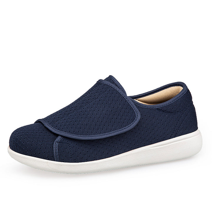 Men's orthopedic slipper with adjustable Velcro, breathable mesh and shock-absorbing foam sole Mune Fashion