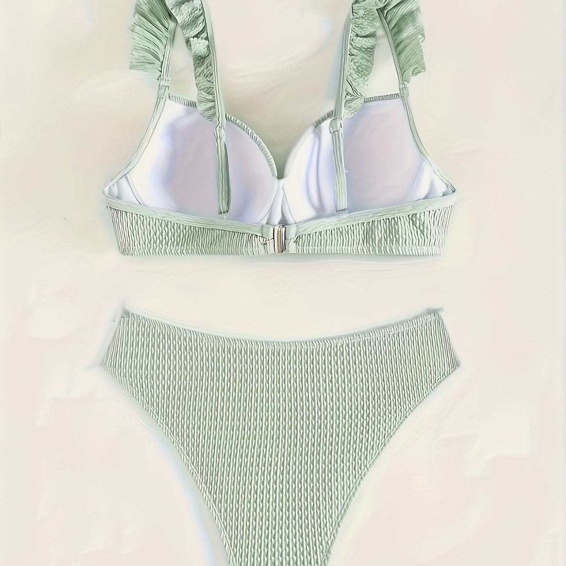 Women Bikini Set with gathered top and high-waisted bottom Mune Fashion