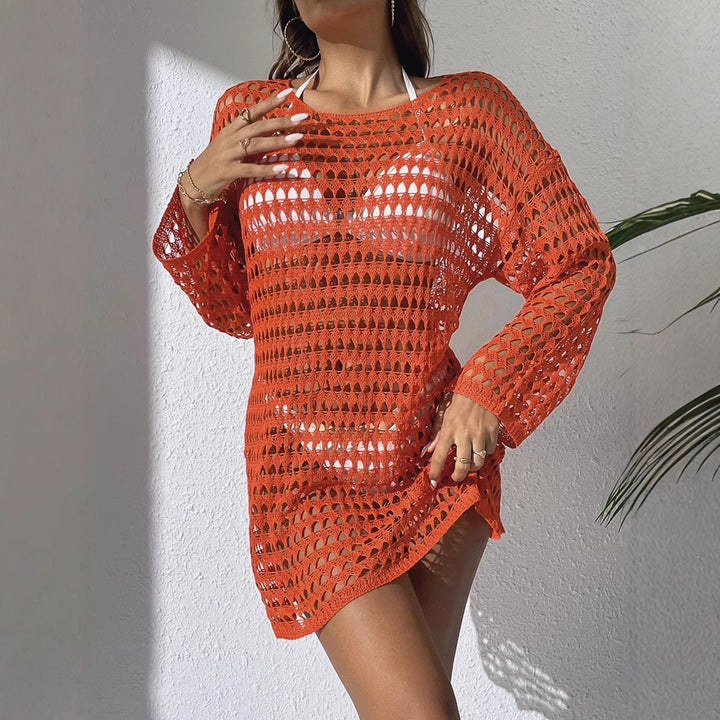 Ladies Crochet Beach Dress Mune Fashion 1779788163