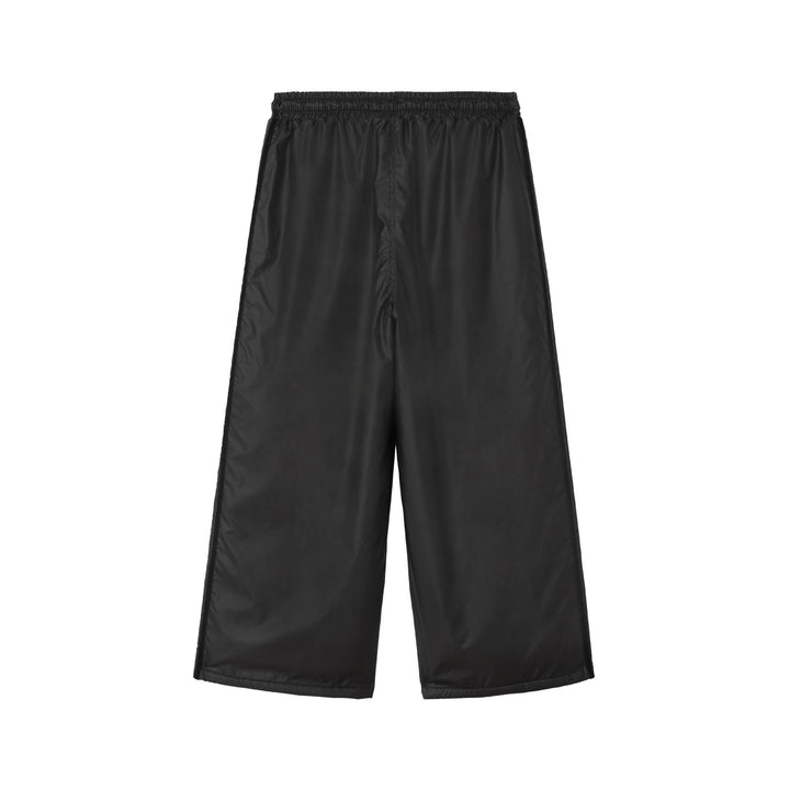 Unisex Loose Technical Nylon Training Pants with Elastic Drawstring and Side Inserts Mune Fashion