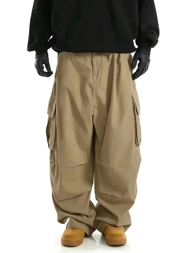 Men's Comfortable Cargo Pants with Generous Pockets Mune Fashion