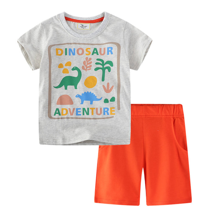 Kids Short Sleeve T-Shirt and Shorts Set Mune Fashion