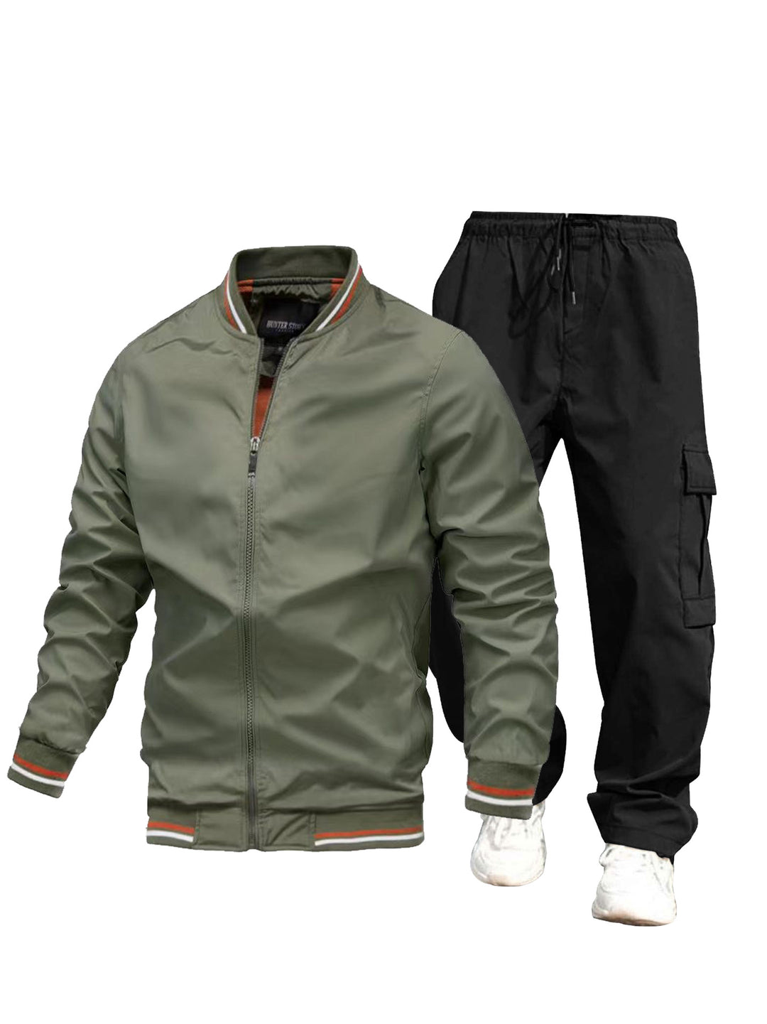 Men's sporty jacket and cargo pants set Mune Fashion