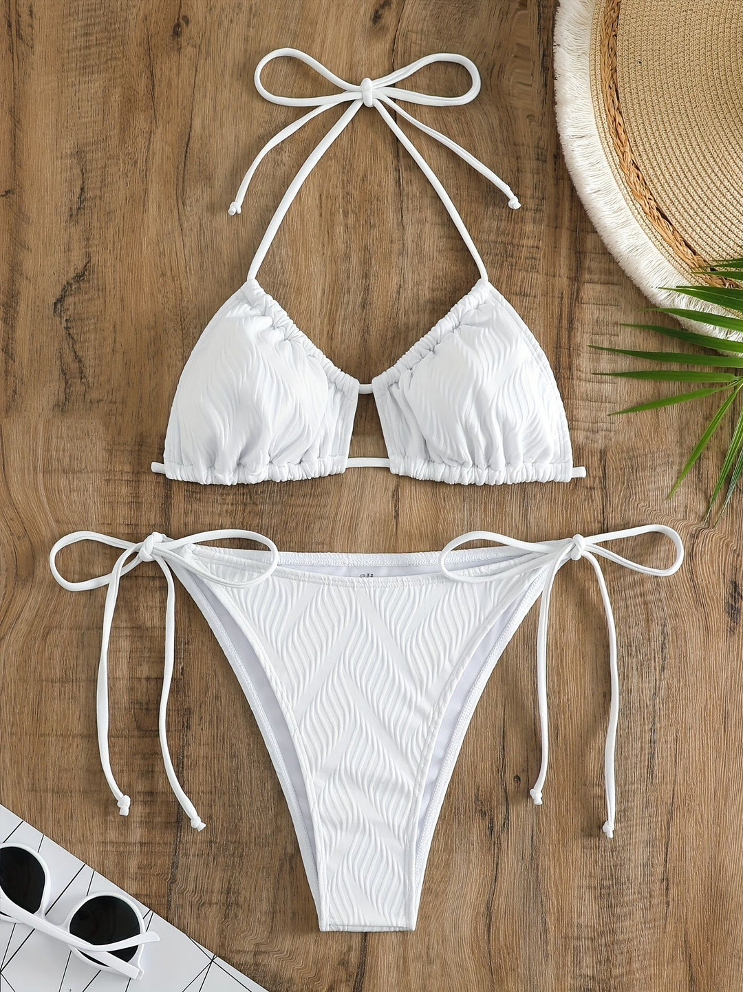 Ladies Triangle Bikini with sophisticated ruffle design Mune Fashion