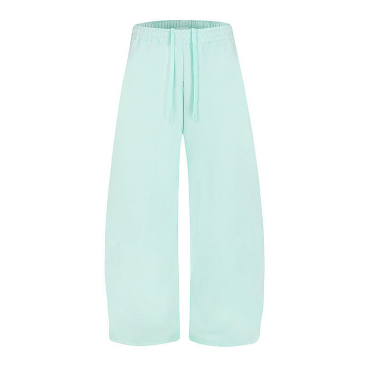Women's Loose High-Waist Loungewear Pants with Drawstring and Wide Leg Mune Fashion
