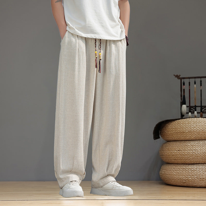 Men's harem pants in oversized baggy style with drawstring and elastic waistband Mune Fashion