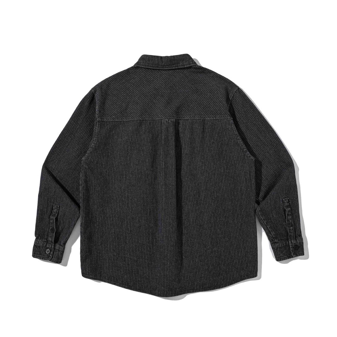 Men's Robust Cord Overshirt in Worker Style with Chest Pocket Mune Fashion