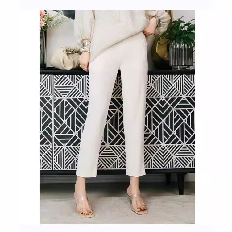 Women High-Waisted Business Pants Mune Fashion