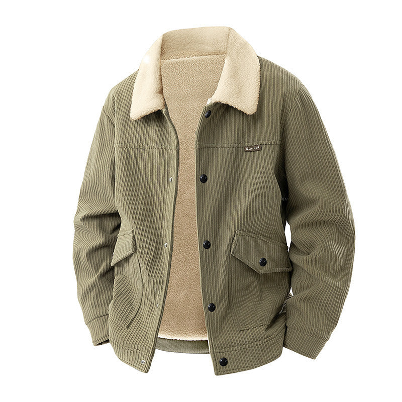 Men's casual jacket with teddy lining Mune Fashion