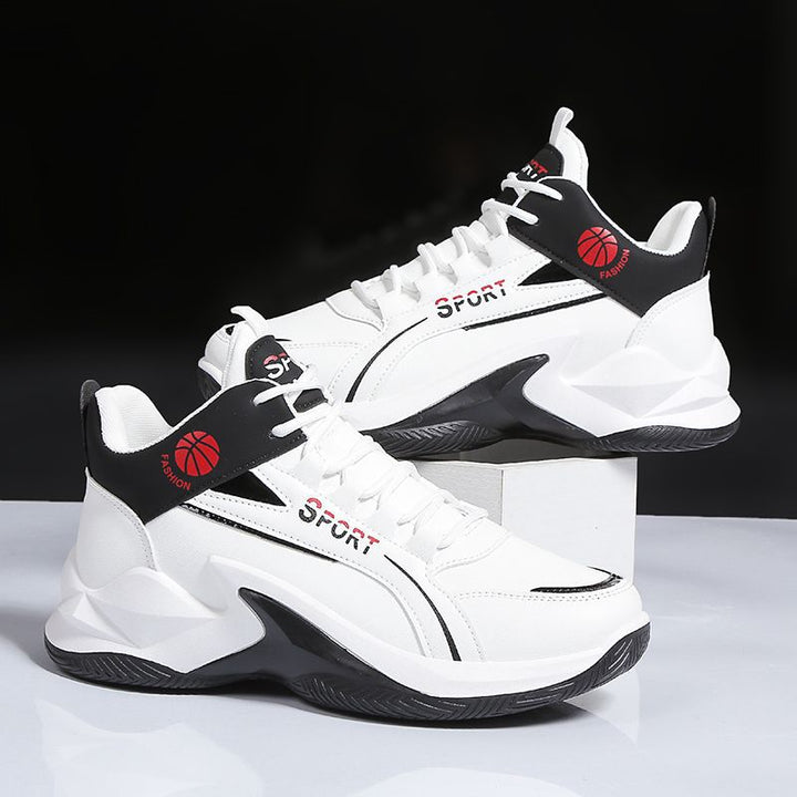 Ladies' basketball sneakers with high ankle support and cushioning sole Mune Fashion