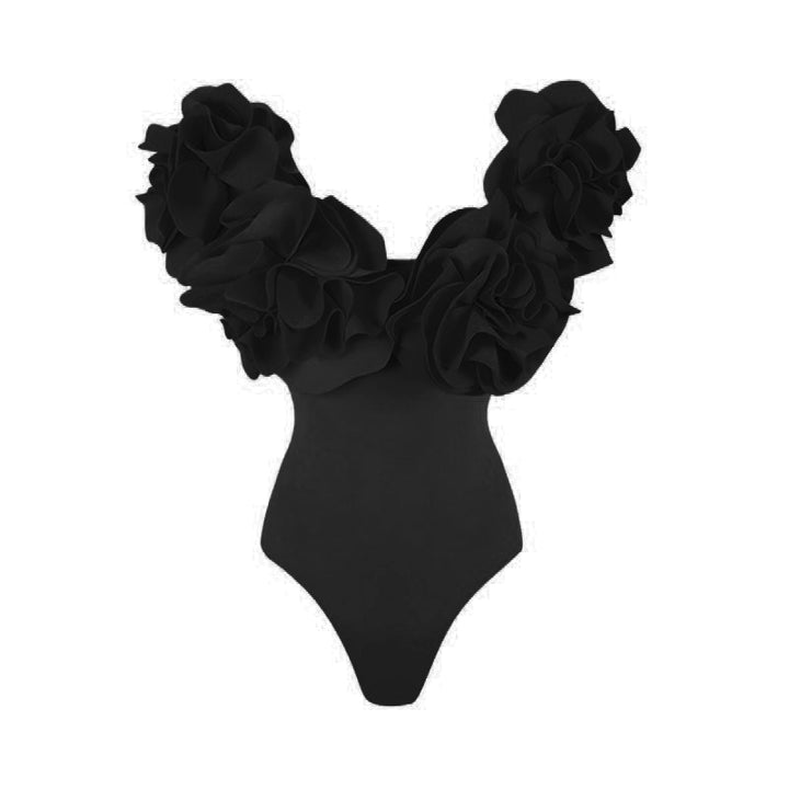 Women’s One-Piece Swimsuit with Voluminous Ruffles Mune Fashion