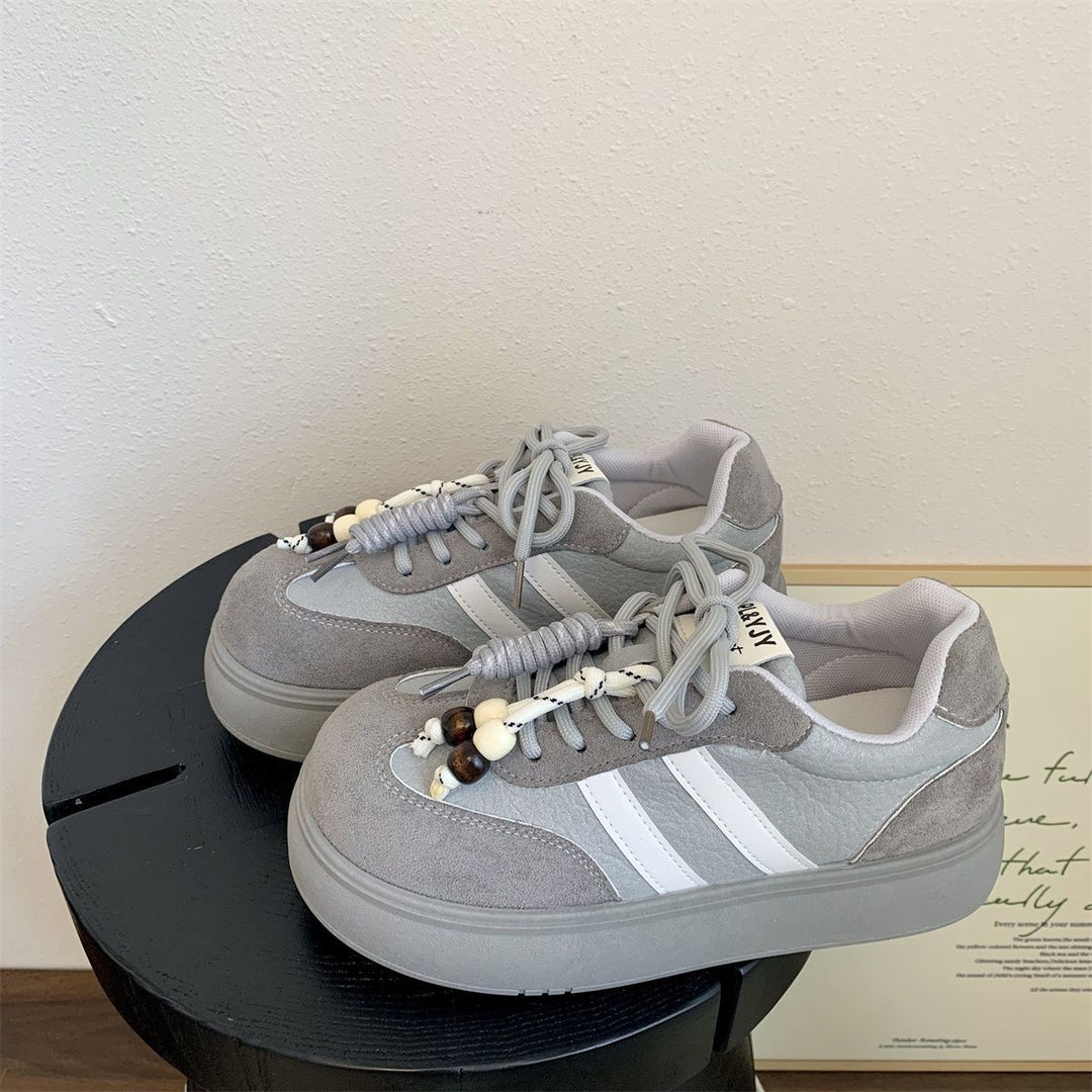 Women's Comfortable Sneakers with Innovative Lacing System and Cushioning Sole Mune Fashion