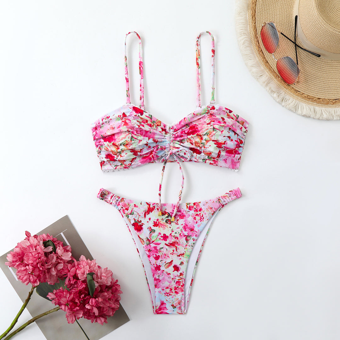 Women Bandeau Bikini with refined ruffle details Mune Fashion