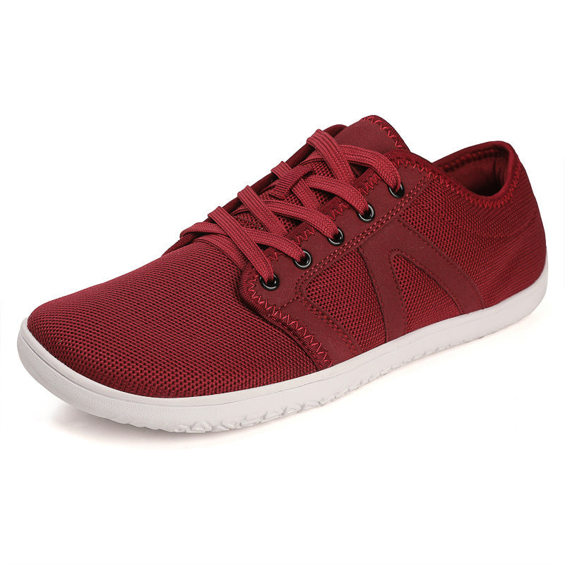 Unisex nan minimalist city sneaker with fine mesh textile upper, padded instep and flexible rubber outsole Mune Fashion