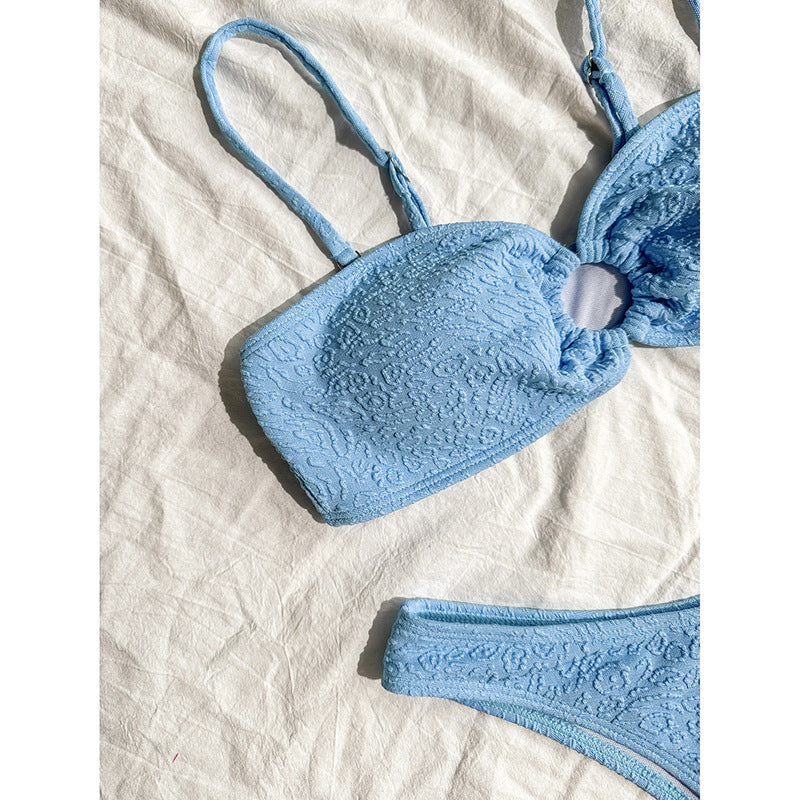 Women's bandeau bikini with textured fabric Mune Fashion