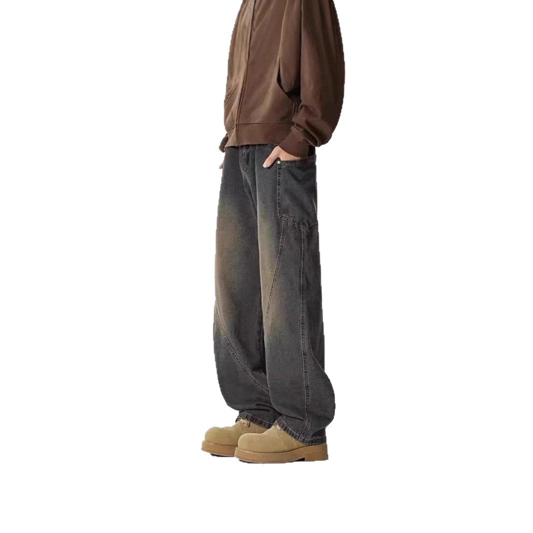 Men's Wide-Cut Casual Jeans Mune Fashion