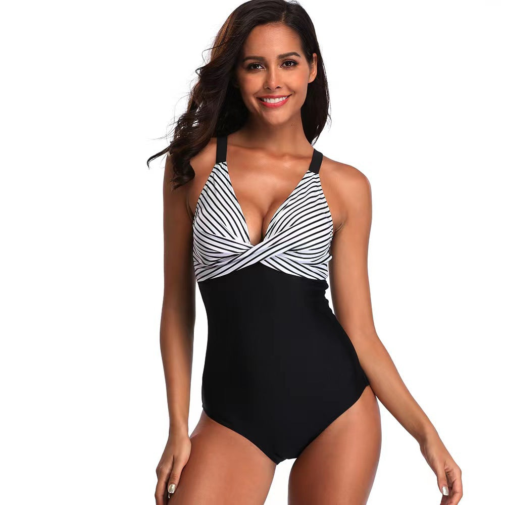 Women Elegant Swimwear One-Piece with Innovative Knot Design Mune Fashion