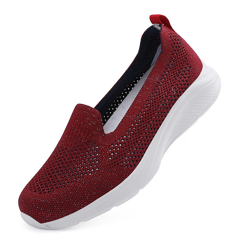 Women's seamless sock sneaker with memory foam insole and flexible lightweight sole Mune Fashion