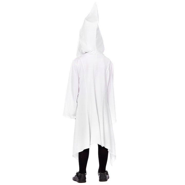 Ladies Ghost Costume with Hood and Wide Flared Sleeves Mune Fashion
