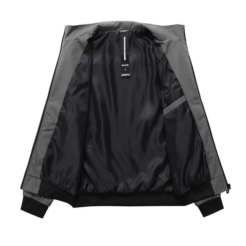 Men's urban minimalist softshell hooded jacket with concealed zipper front Mune Fashion