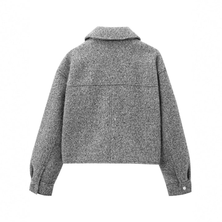 Women's Elegant Oversize Jacket with Detail Pockets Mune Fashion