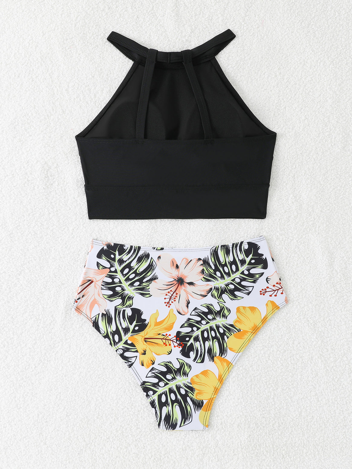 Ladies Bikini Set with High Waist and Sporty Top Mune Fashion