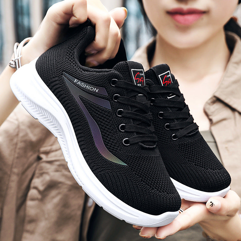 Women's nano ultra-lightweight knit fitness sneakers with seamless breathable mesh, shock-absorbing EVA honeycomb outsole, and reinforced toe cap Mune Fashion