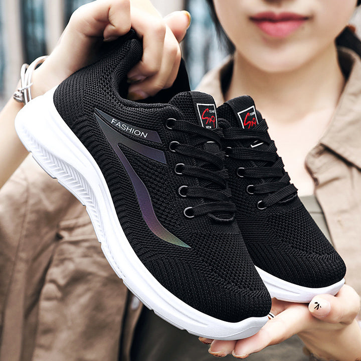 Women's nano ultra-lightweight knit fitness sneakers with seamless breathable mesh, shock-absorbing EVA honeycomb outsole, and reinforced toe cap Mune Fashion