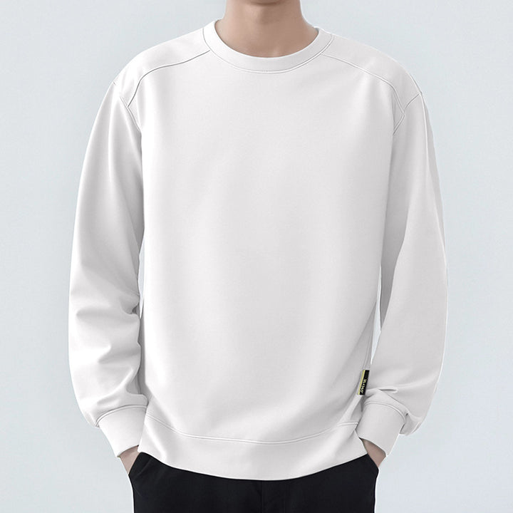 Men's Casual Oversized Sweatshirt with Raglan Sleeves and Brushed Interior Mune Fashion