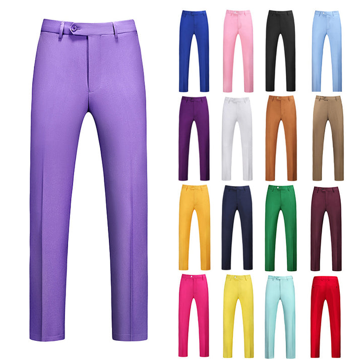 Men's slim premium pleated trousers with stretch waistband and wrinkle-resistant fabric Mune Fashion