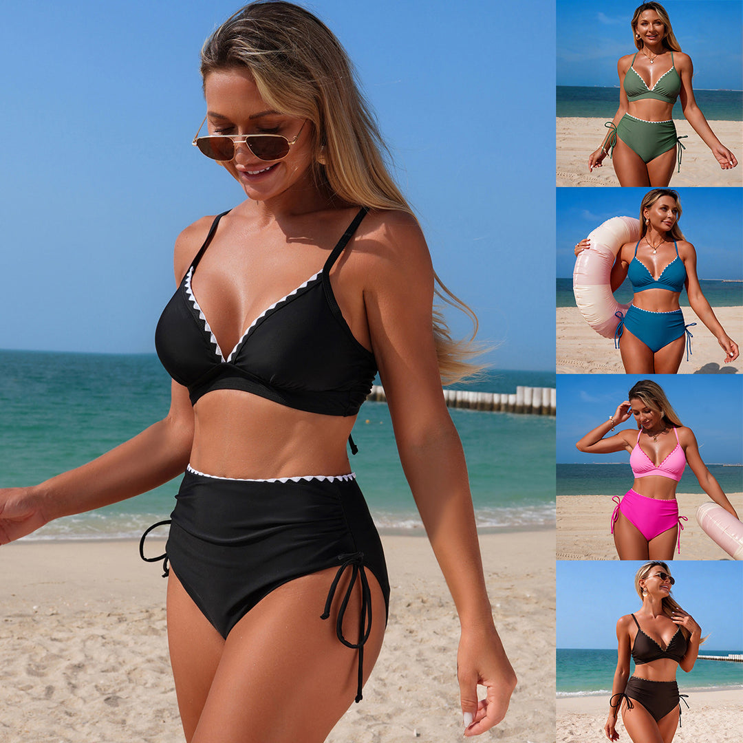 Women's High-Cut Bikini in Playful Design Mune Fashion