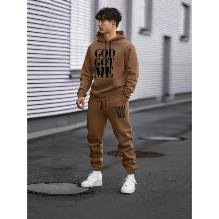 Men's Questions Hoodie and Jogging Pants Set Mune Fashion