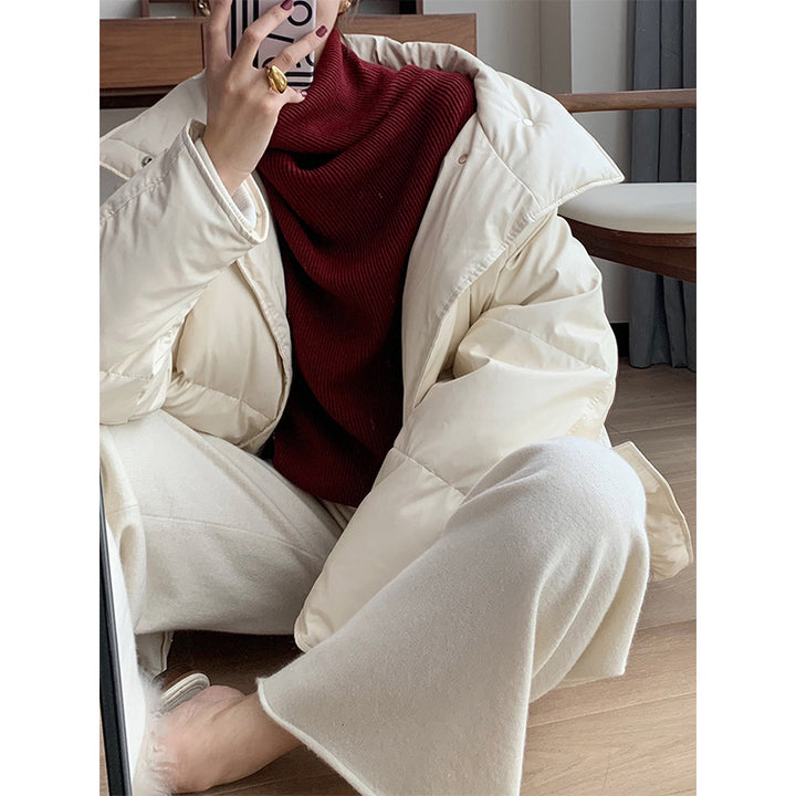 Women Trendy Oversized Down Jacket Mune Fashion
