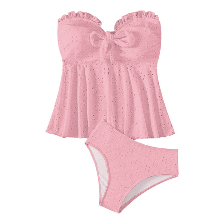 Women's Bustier Swimsuit with Elegant Ruffle Design Mune Fashion