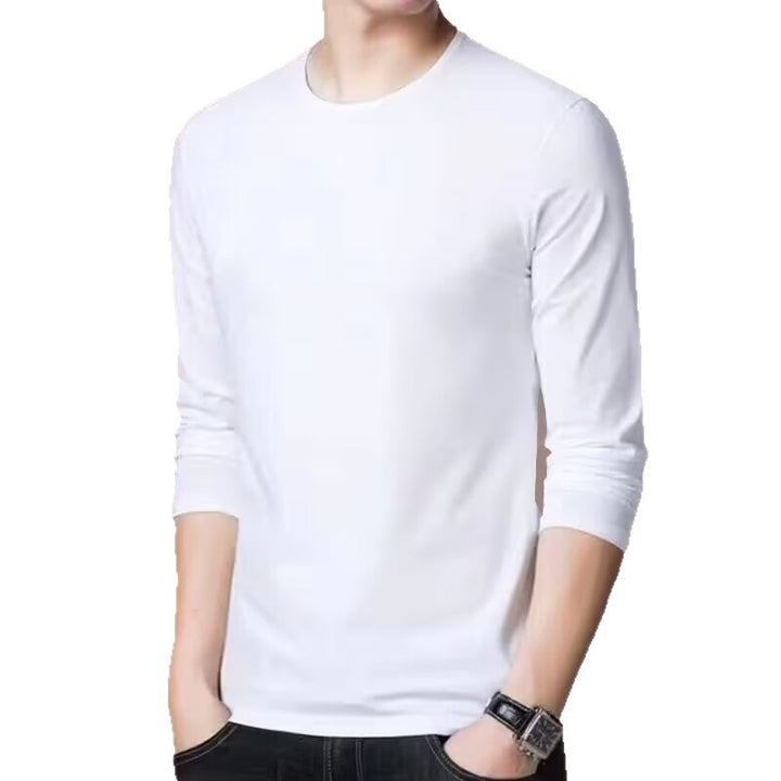 Men's Long Sleeve Shirt with Elegant Texture Mune Fashion