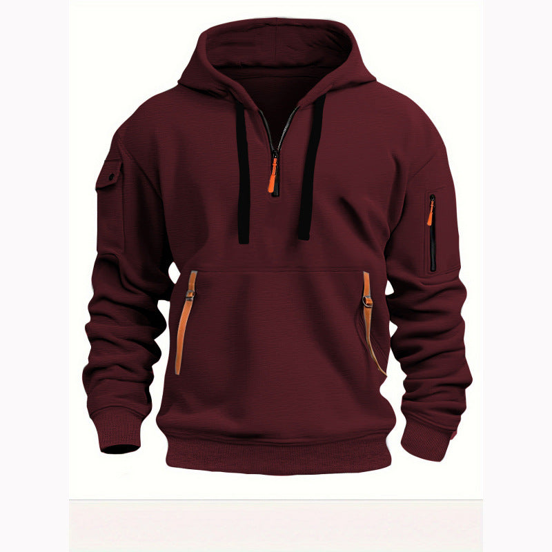 Men's Casual Hoodie with Practical Pockets Mune Fashion