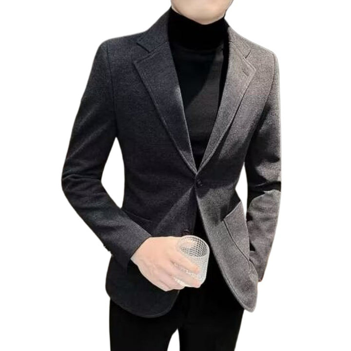 Men's Stylish Casual Blazer with Lapel Collar Mune Fashion